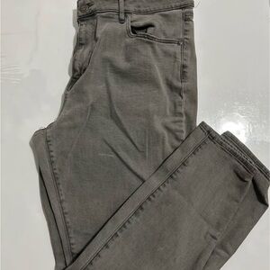Loft Women Gray Jeans Women Waist Size 16 Curvy Skinny